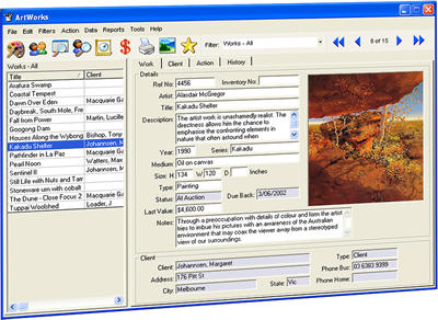 art gallery software